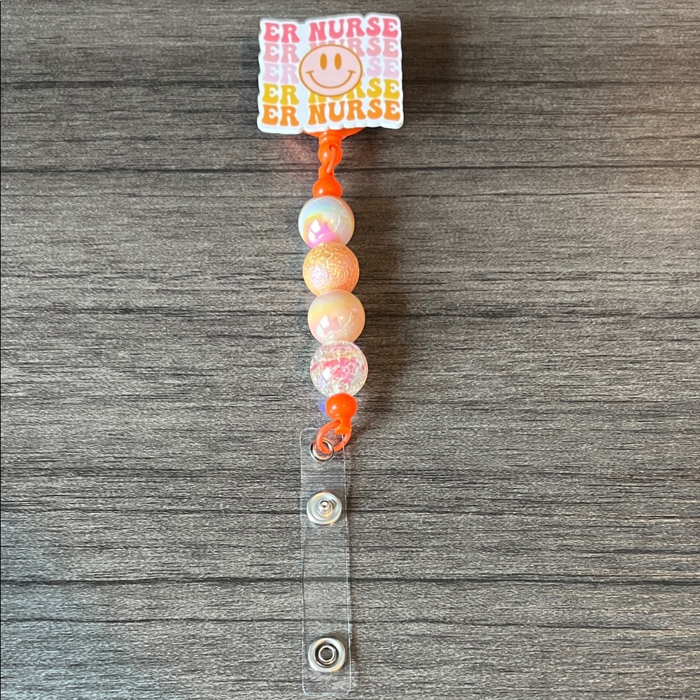 ER Nurse badge reel